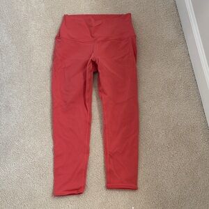 ALO Yoga Women's Red Leggings